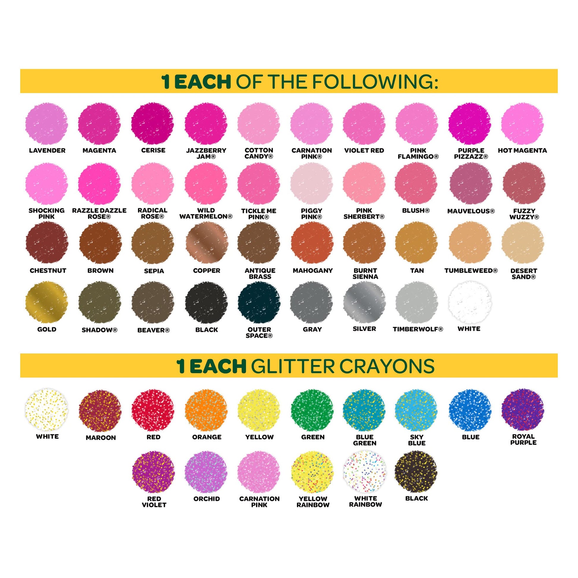 Crayola Ultimate Crayon Collection; 152 Colours Arts & Crafts Crayola