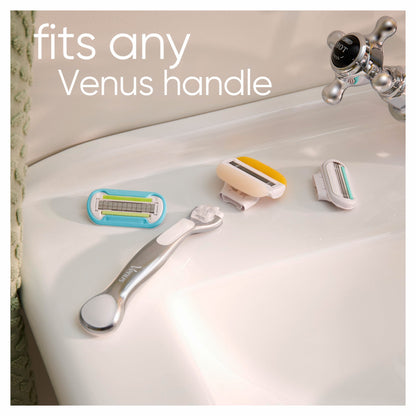 Gillette Venus ComfortGlide with Olay Coconut Womens Razor Handle + 3 Blade Refills