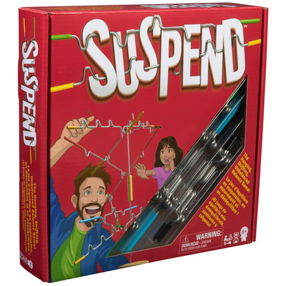 Spin Master Games, Suspend, A Balancing Family Game of Tricky Hangs & Steady Hands, Family Game Night, Learning Toy, 1-4 Players, for Ages 6 & Up Spin Master Games