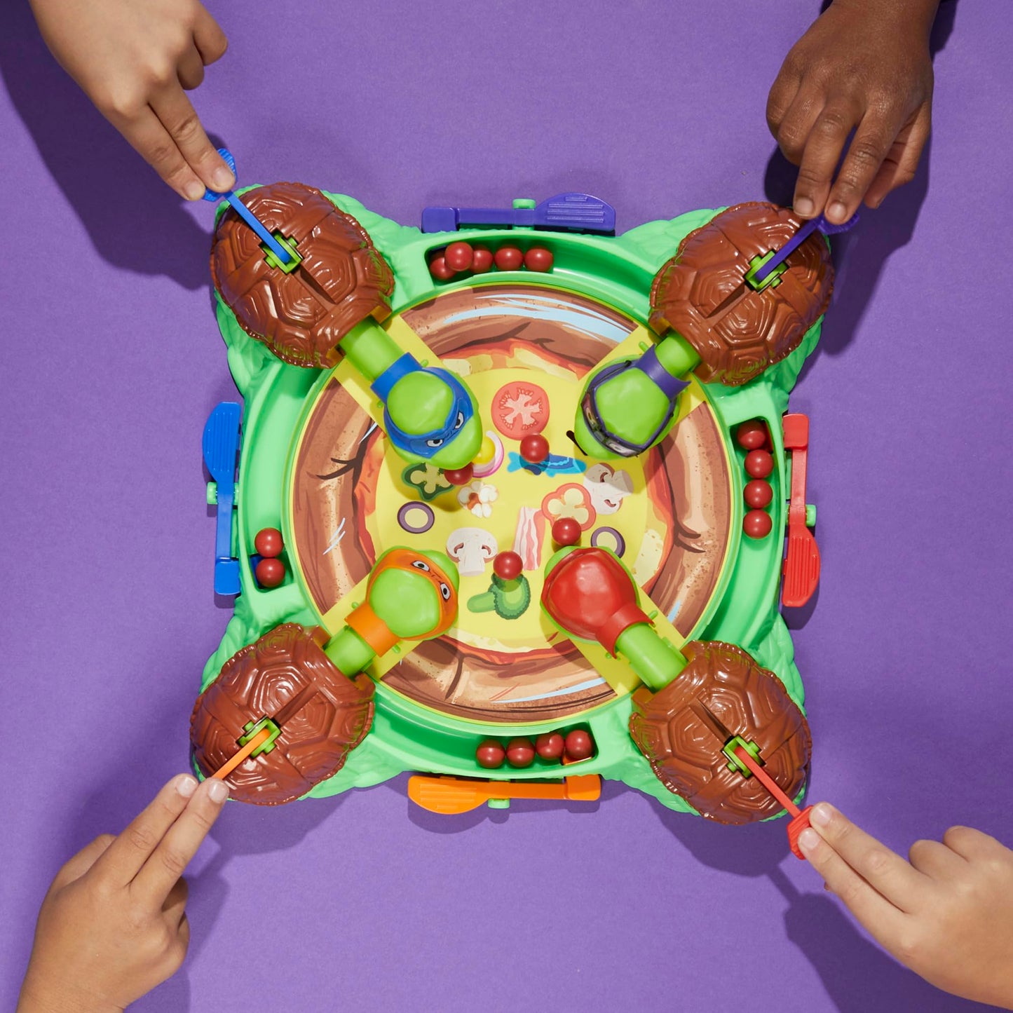 Hungry Hungry Hippos: Teenage Mutant Ninja Turtles Edition Game | Ages 4 and Up | 2 to 4 Players | Kids Board Games | Gifts for Preschoolers (Amazon Exclusive) Hasbro Gaming