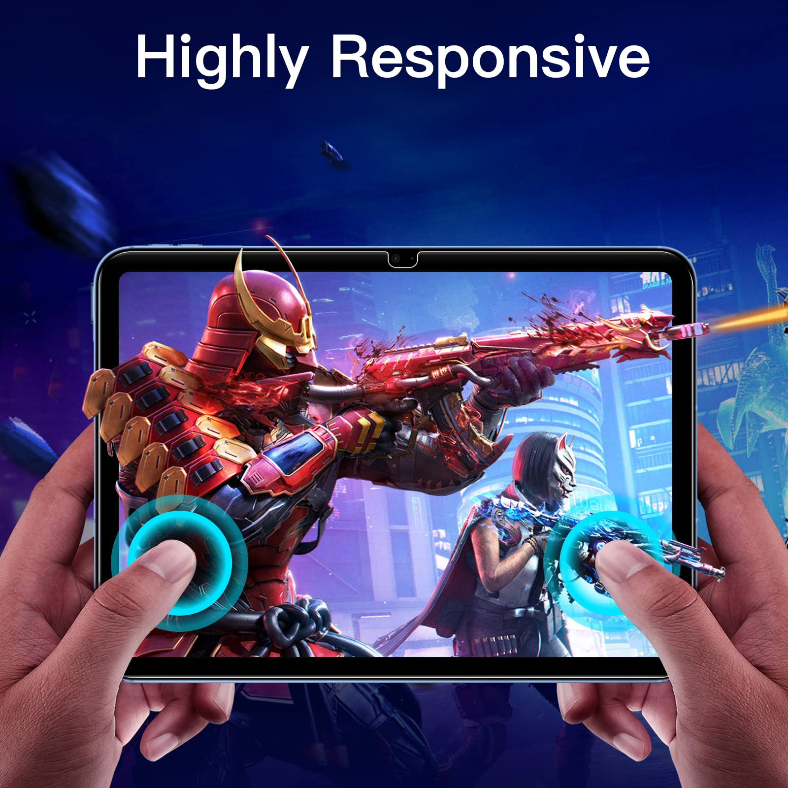 JETech Screen Protector for iPad (A16) 11th/10th Generation (2025/2022), 9H Tempered Glass Film, HD Clear, 2-Pack - Available at All In One Marketplace Canada