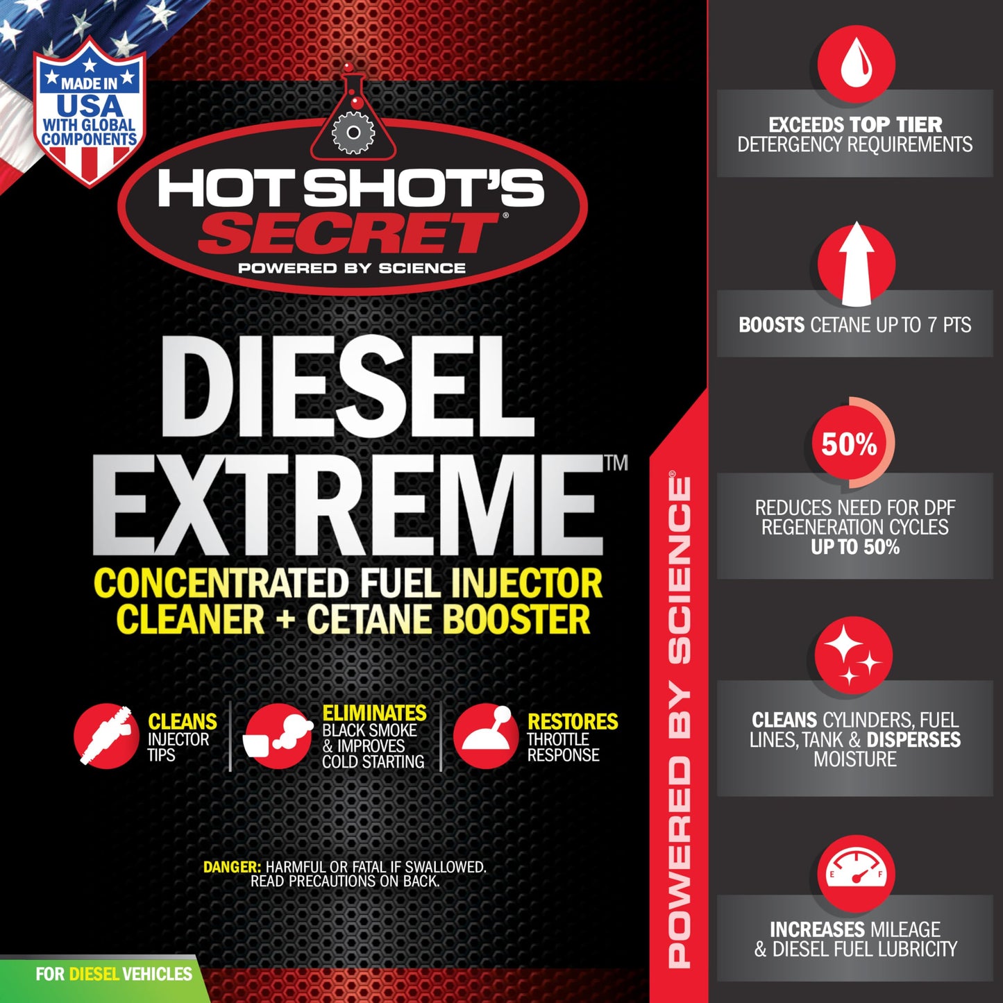 Hot Shot's Secret - P040464Z Diesel Extreme Clean and Boost - 64 fl. oz. Hot Shot's Secret