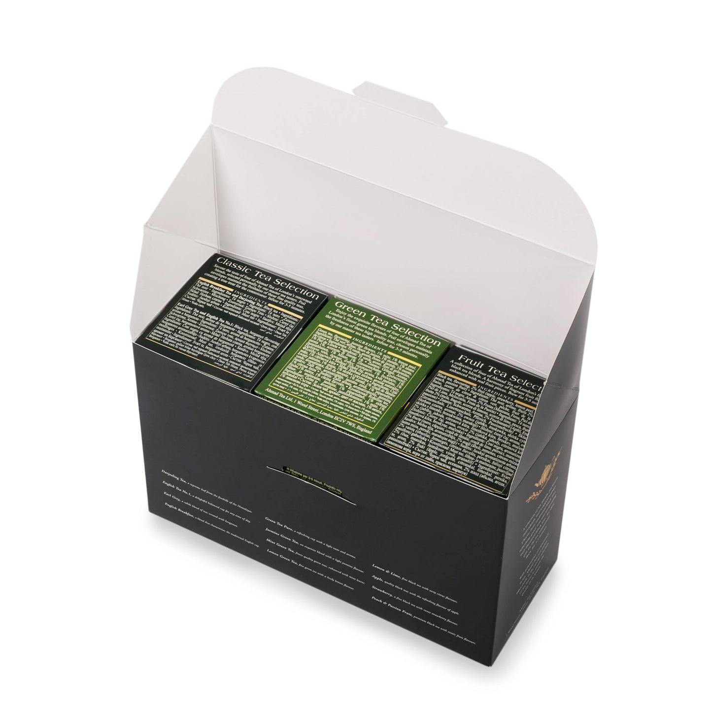 Ahmad Tea Variety Gift Box, 60 Foil Enveloped Teabags, Twelve Teas, 1 Count Ahmad Tea