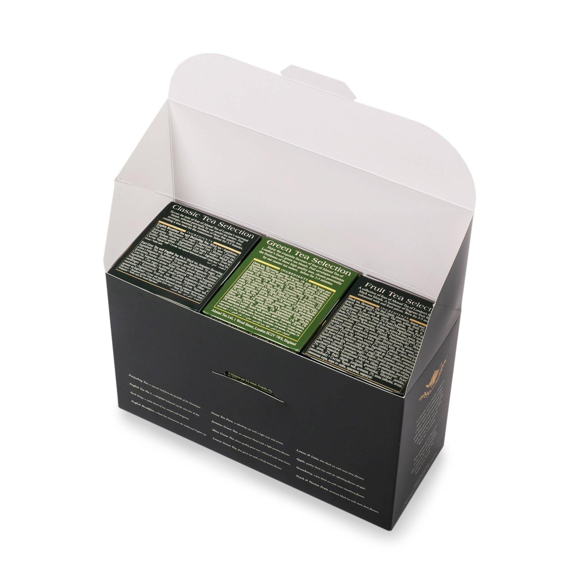 Ahmad Tea Variety Gift Box, 60 Foil Enveloped Teabags, Twelve Teas, 1 Count Ahmad Tea