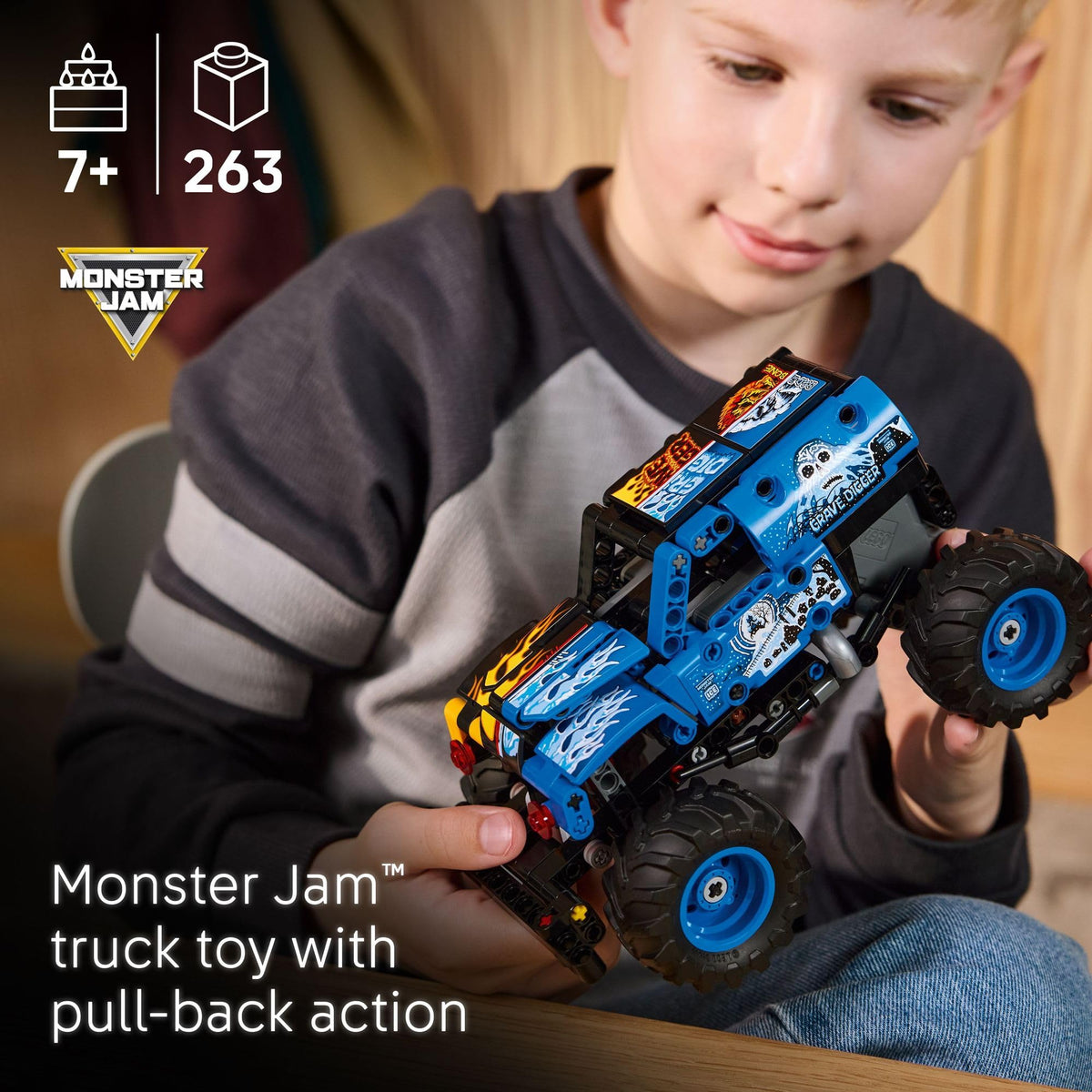 LEGO Technic Monster Jam Grave Digger Fire and Ice 42219