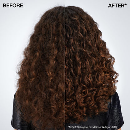 Redken All Soft Argan-6 Multi-benefit Oil, Adds Moisture to dry hair, Softness and Shine, Heat Protection, Protects Color Vibrancy, Reduces Frizz, 100mL
