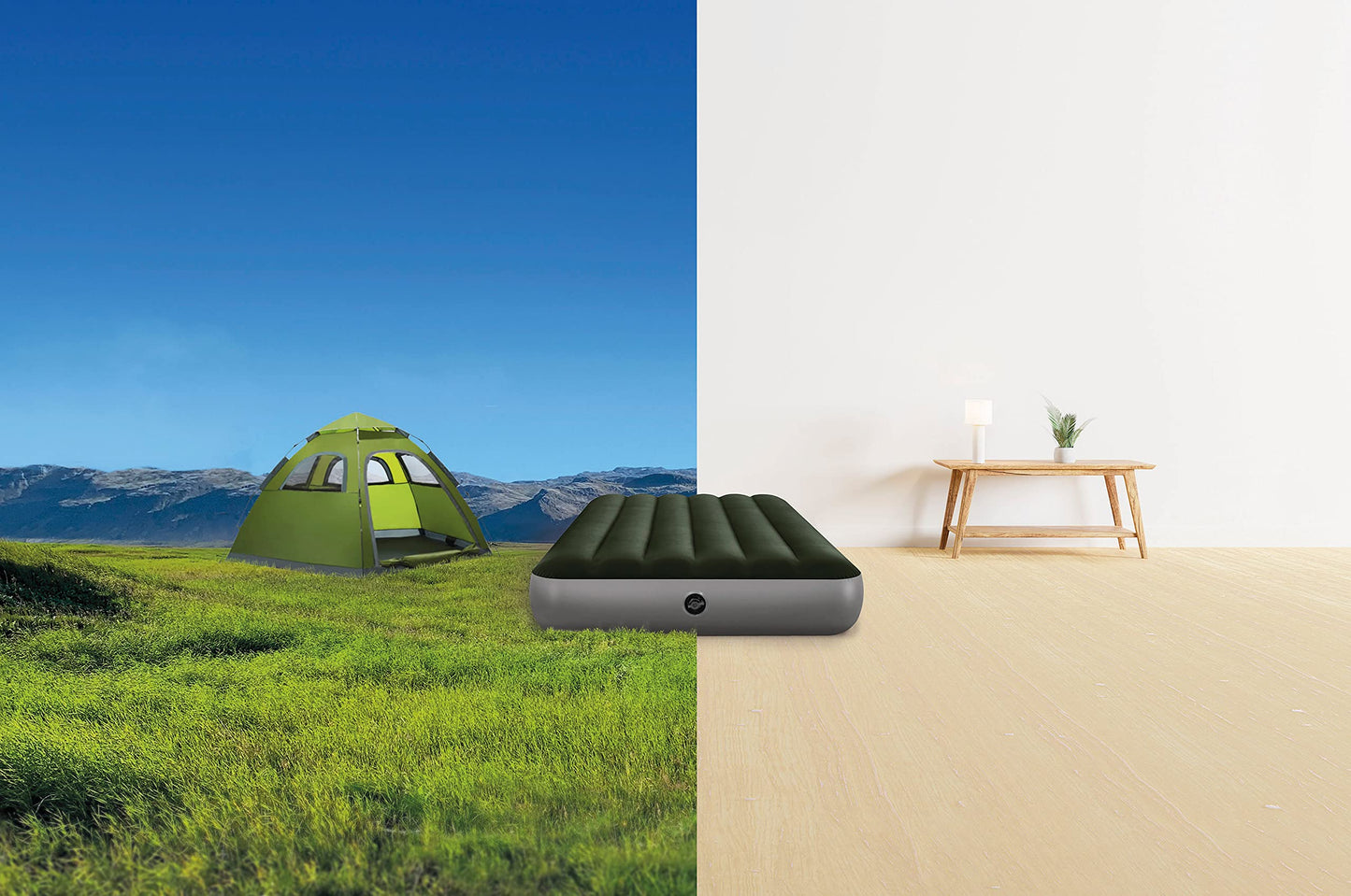 INTEX 64107E Dura-Beam Standard Prestige Air Mattress: Fiber-Tech – Twin Size – 10in Bed Height – 600lb Weight Capacity – Pump Sold Separately 🍁 All In One Marketplace Canada