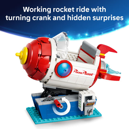 LEGO Disney and Pixar Toy Story Alien with Pizza Planet Rocket Ride - Building Toy for Girls & Boys, Ages 9+ - Disney Gift Idea - Kids Bedroom Decor - 43307 - Available at All In One Marketplace Canada