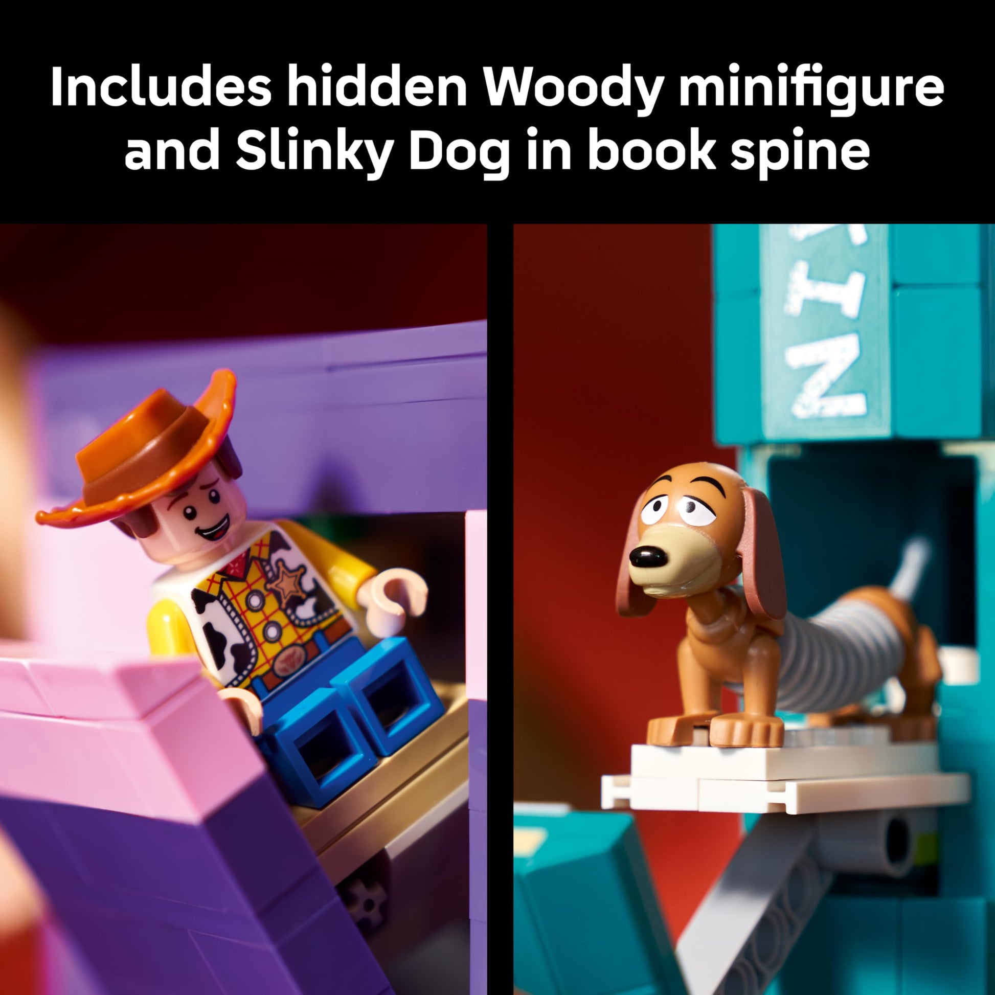 LEGO Disney and Pixar Toy Story Slinky Dog Bookends - Building Set for Adults, Ages 18+ - Disney Gifts for Fans - Bedroom, Shelf or Office Decor - 43301 LEGO