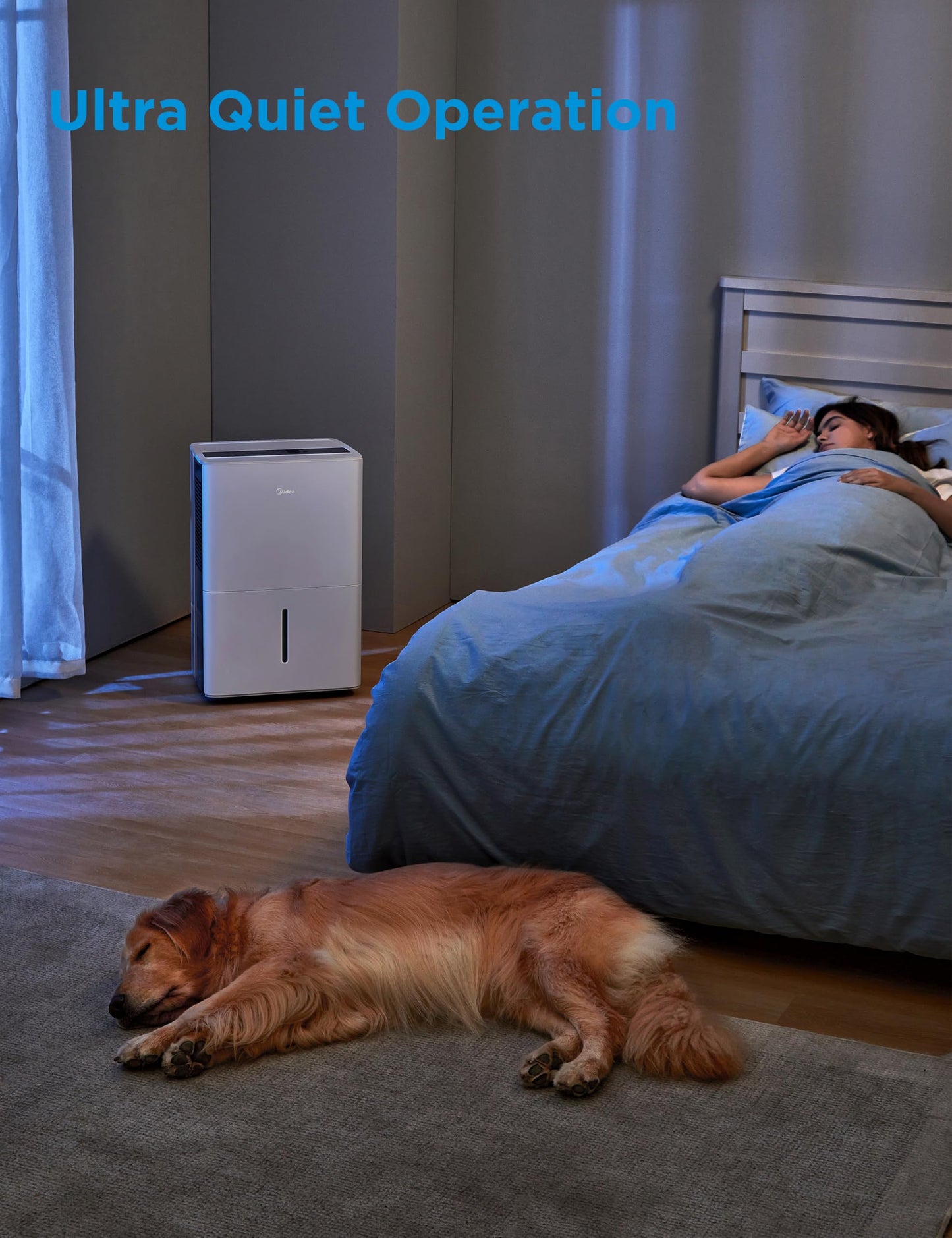 Midea Energy Star Certified Dehumidifier for Basement, WiFi, 50 Pint DOE