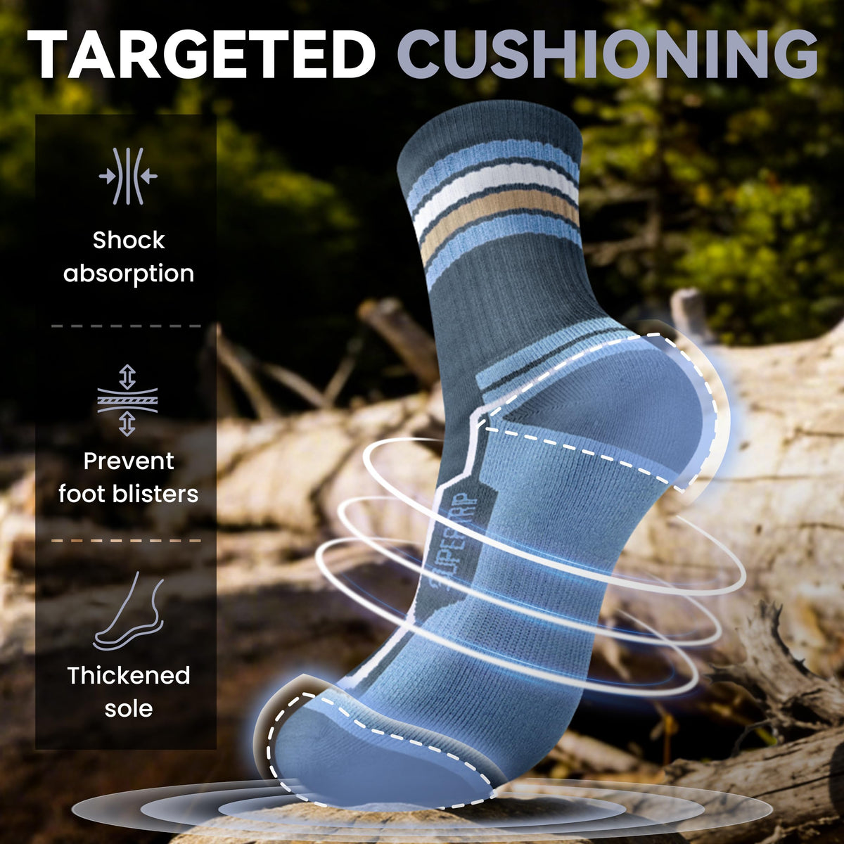 Supertrip Merino Wool Hiking Socks for Men 🍁 All In One Marketplace Canada