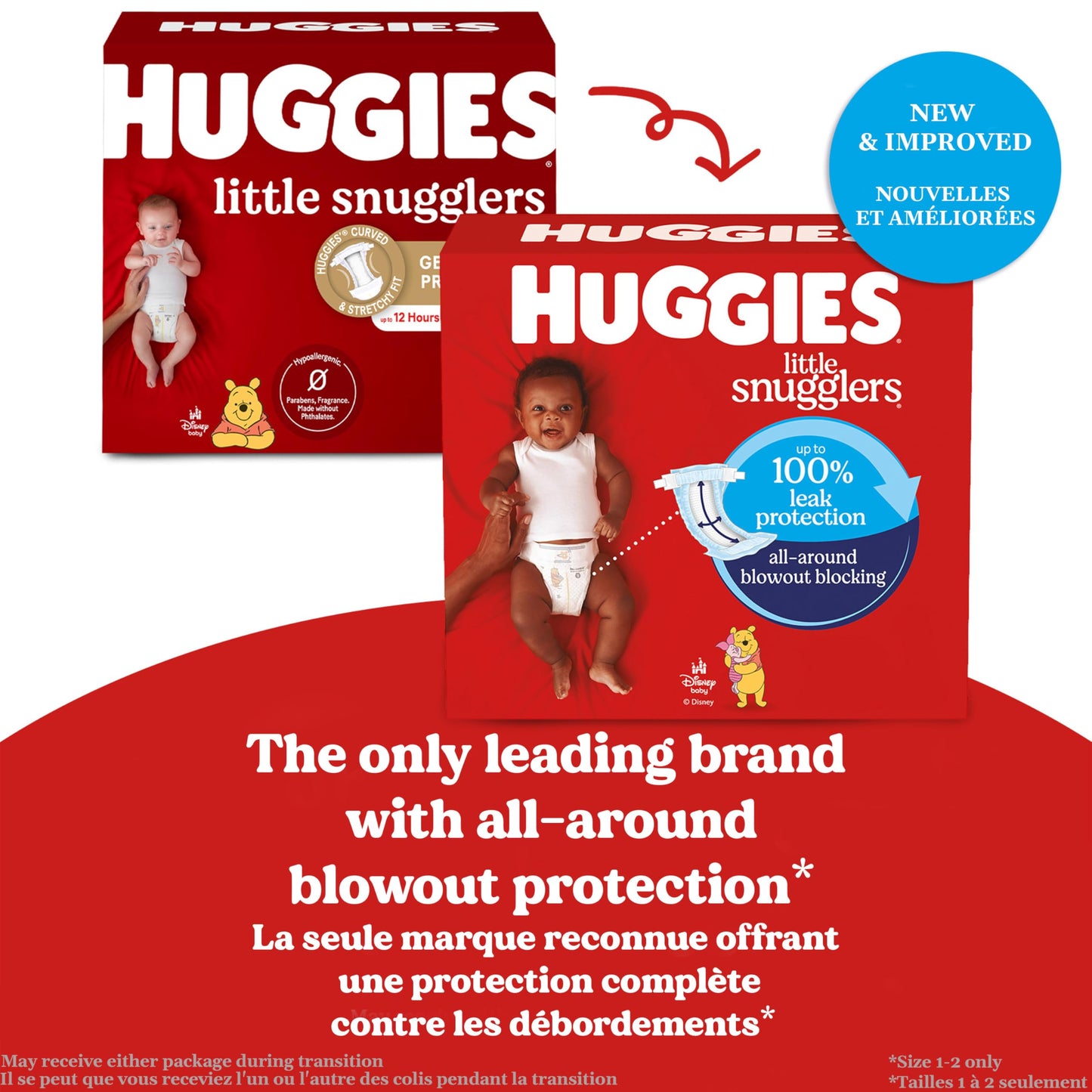 Huggies Little Snugglers Baby Diapers, Size 4, 66 Count
