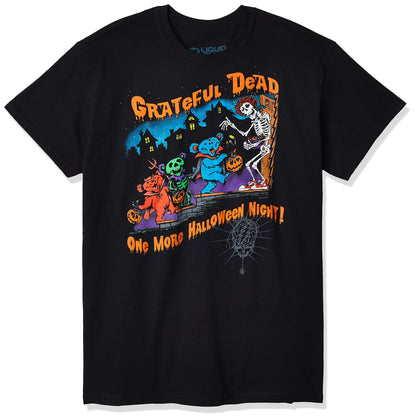 T-shirt Liquid Blue Grateful Dead One More Halloween Night, noir, taille S