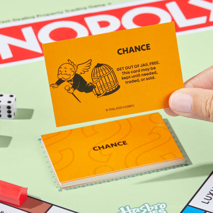 Monopoly Board Game | Classic Game with Storage Tray and Larger Tokens | Ages 8+ | 2 to 6 Players | Family Games for Kids and Adults | Kids Gifts (English & French) 🍁 All In One Marketplace Canada