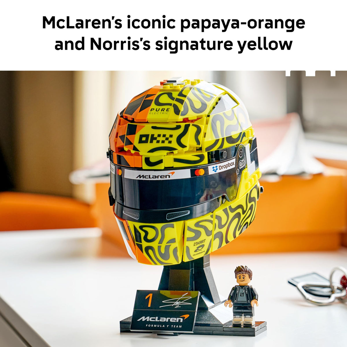 LEGO Editions McLaren MasterCard F1 Team Lando Norris Helmet 43023