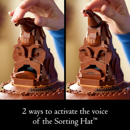 LEGO Harry Potter Talking Sorting Hat W/ 31 Voices - Harry Potter Building Set - Gift Idea for Adults, Women & Men, 18+ - 76429 LEGO