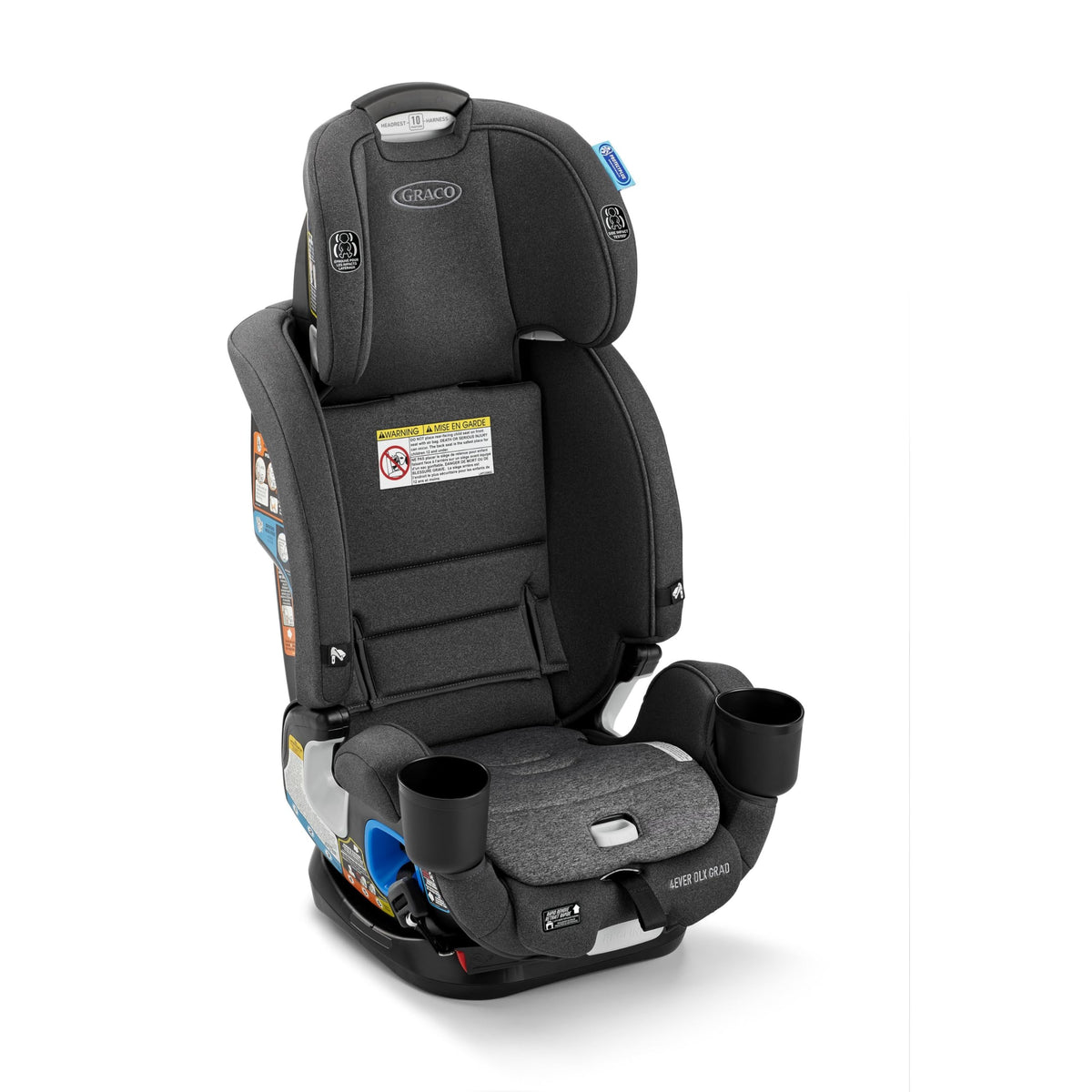 Graco 4Ever DLX Grad 5-in-1 Convertible Car Seat | Versatile, Comfortable, and Safe for Babies through Preteens | 1.8-54 kg (4-120 lb) | Harrison