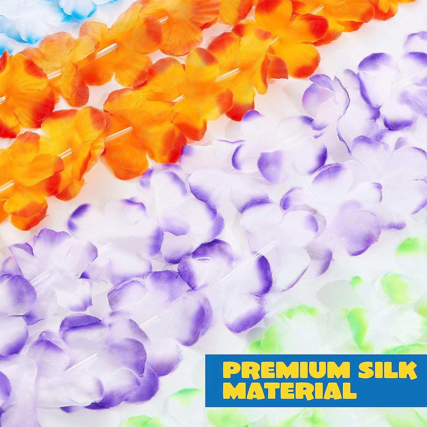 Joyin Toy 36 Counts Hawaiian Leis Bulk, Tropical Flower Lei Hawaiian Lei Beach Hawaii Luau Party Favors Decoration Birthday Party Supplies(3 Dozen) - Available at All In One Marketplace Canada
