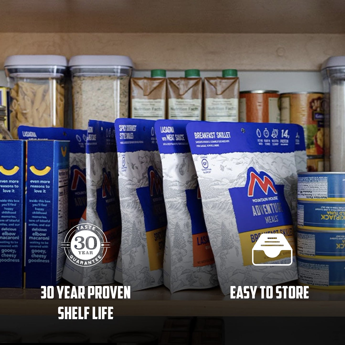 Mountain House Mac and Cheese, Freeze Dried Emergency Food (1 Pouch) Mountain House