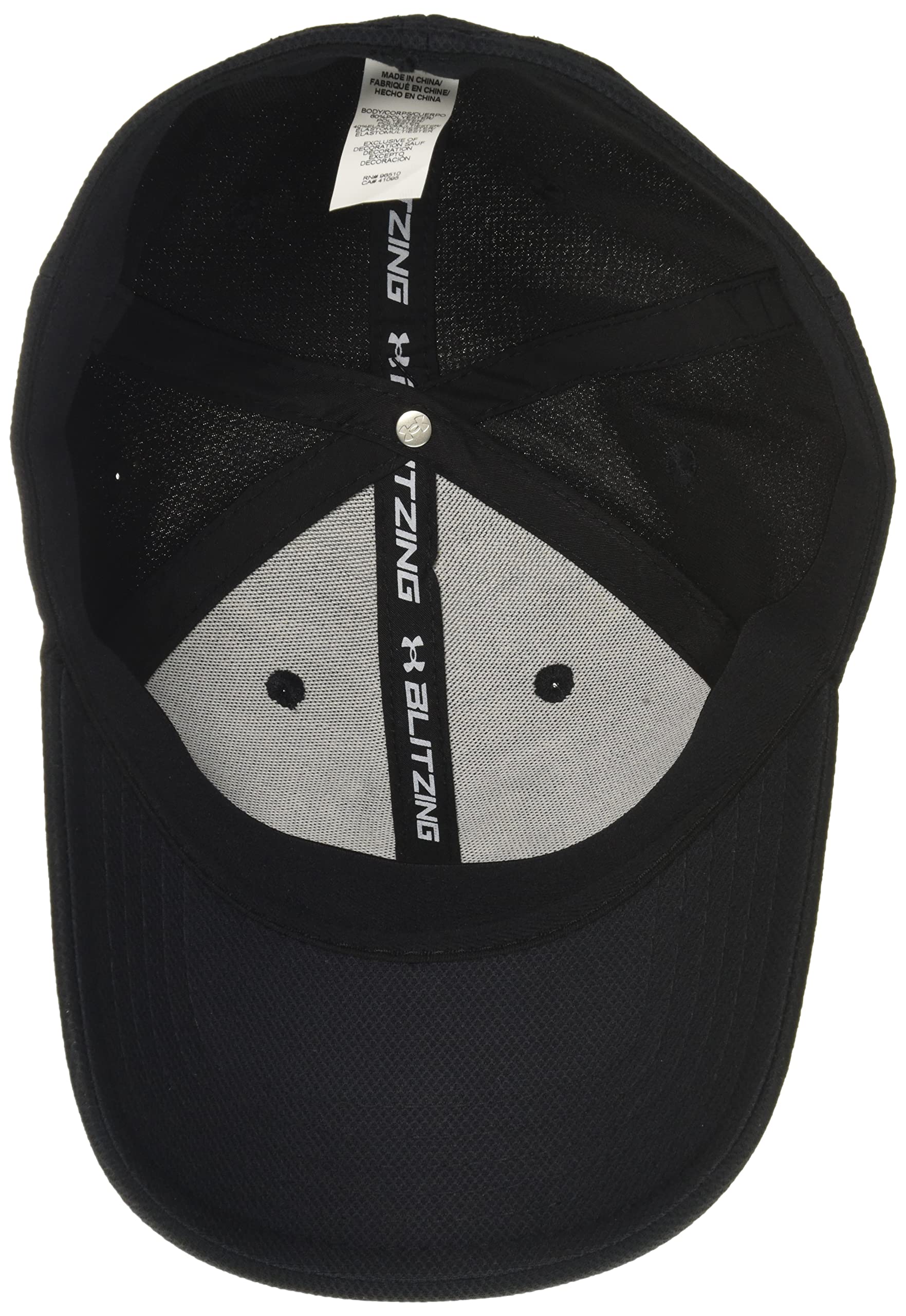 Under Armour Men's Blitzing 3.0 Cap , Black (001)/White , X-Large/XX-Large Under Armour