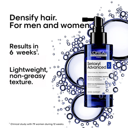 L'Oreal Professionnel Serioxyl Advanced Density Activator, Hair Thickening Serum for Thinning Hair, Promotes Growth & Density, 90 ML - Available at All In One Marketplace Canada