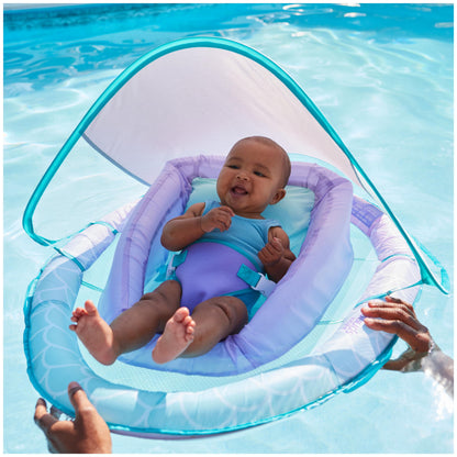 Swimways Infant Spring Float, Baby Pool Float with Canopy & UPF Protection, Swimming Pool Accessories for Kids 3-9 Months, Mermaid 🍁 All In One Marketplace Canada SwimWays