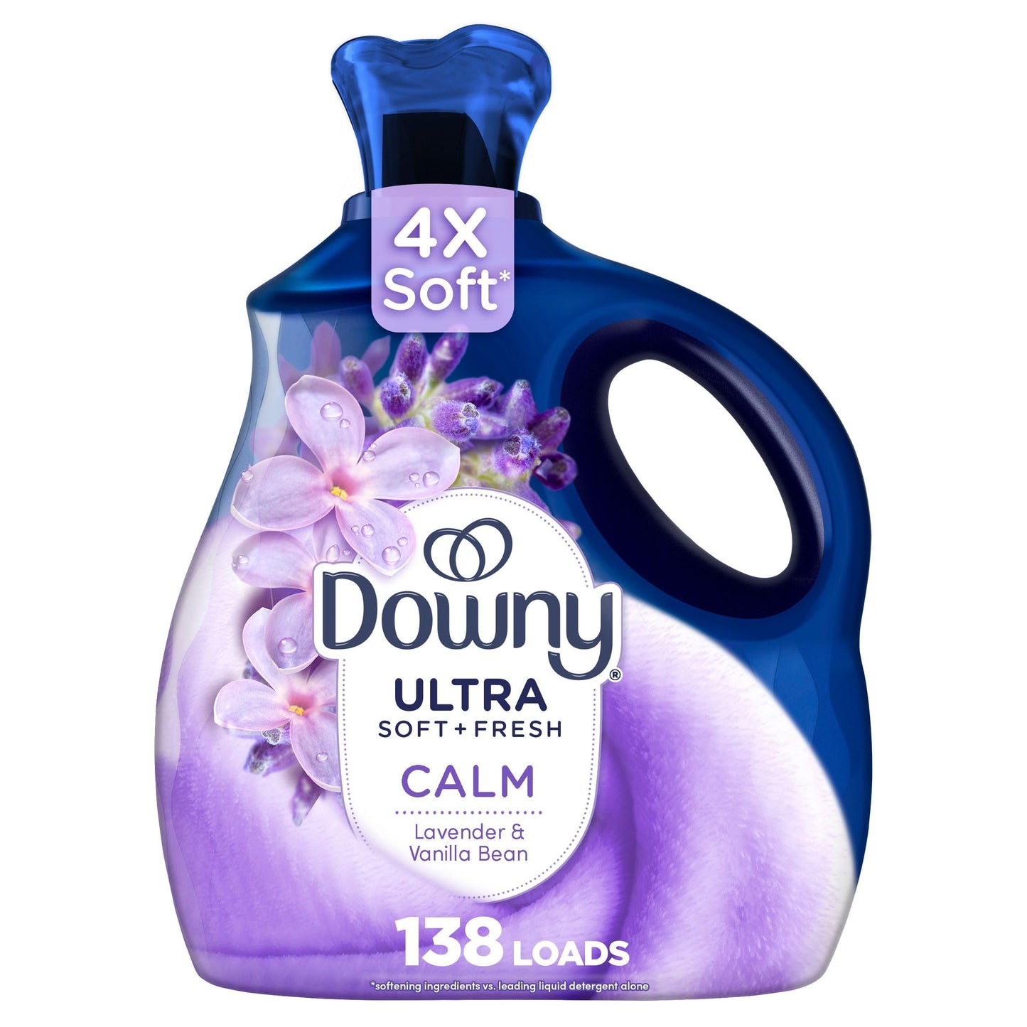 Ultra Soft Plus Fresh Fabric Softener Liquid, Calm, Lavender and Vanilla Bean, 2.75 L, 138 Loads, Downy Fabric Softener, Laundry Softener 🍁 All In One Marketplace Canada