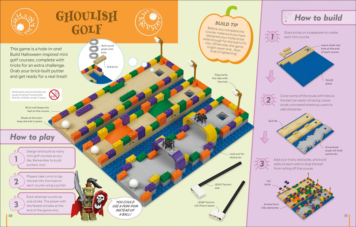 Le livre de jeux LEGO pour Halloween : idées pour 50 jeux, défis, puzzles et activités