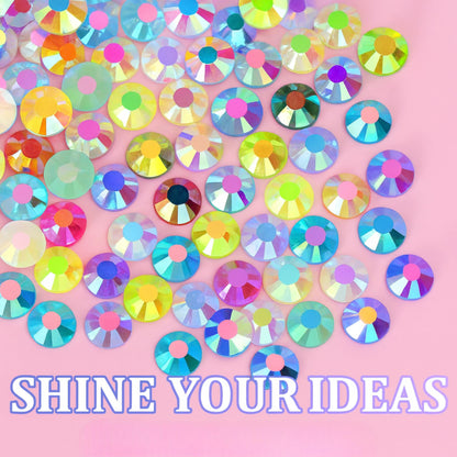 KCZ GROUP 40 Colors Resin Jelly Rhinestones for Crafting, 3mm Flatback Gems, 32000 Pieces with B7000 Glue, Bedazzling Kit for Clothing, Shoes, Nail Art, Diamond Art - Available at All In One Marketplace Canada