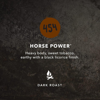 Kicking Horse Coffee – 454 Horse Power, Dark Roast, Whole Bean 100% Arabica Coffee | Dark Roast | All Organic & Fairtrade | 850 g