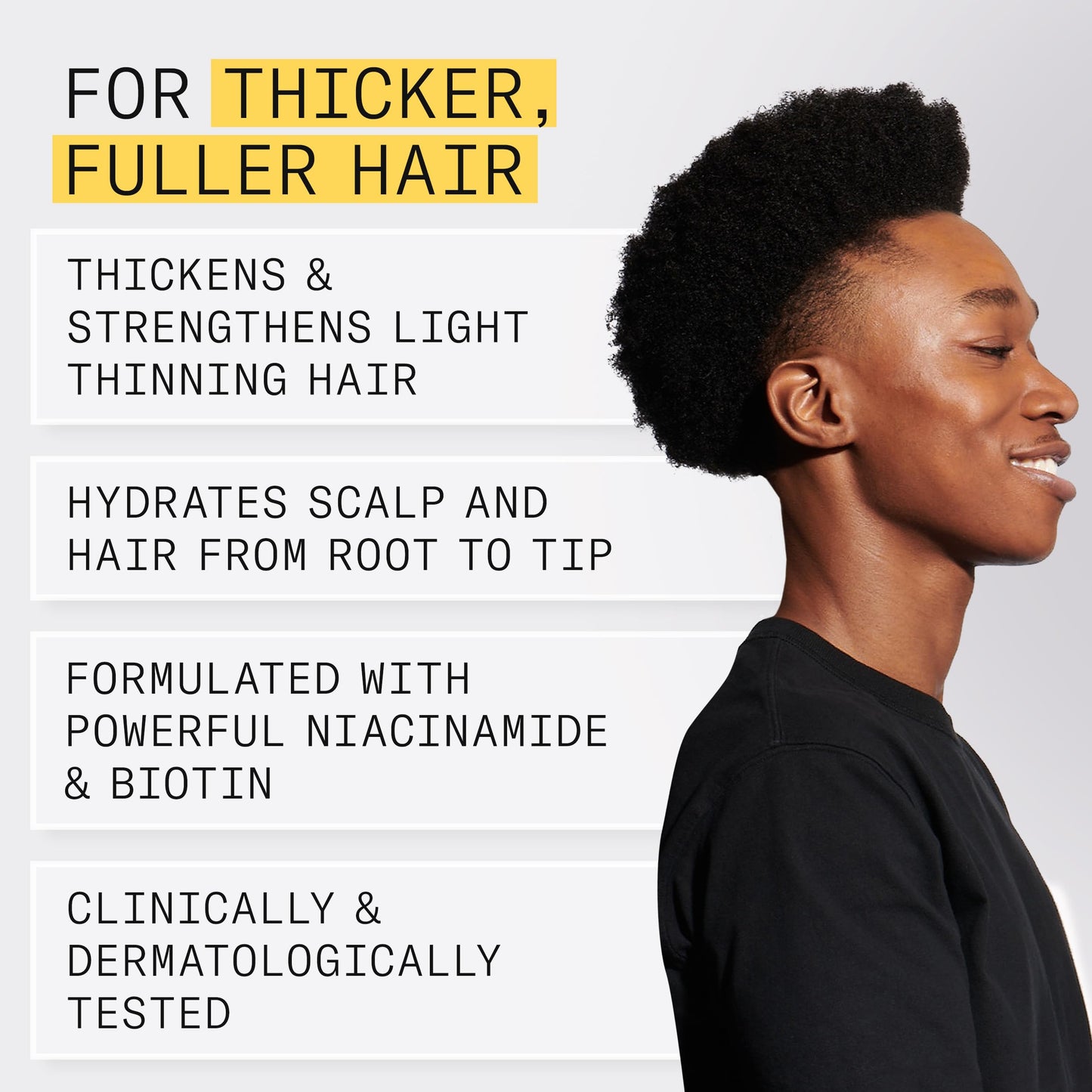 Nioxin System 1 Scalp + Hair Thickening Shampoo | For Natural Hair with Light Thinning | Strengthen Against Breakage with Niacinamide & Biotin | 16.9 Fl Oz NIOXIN