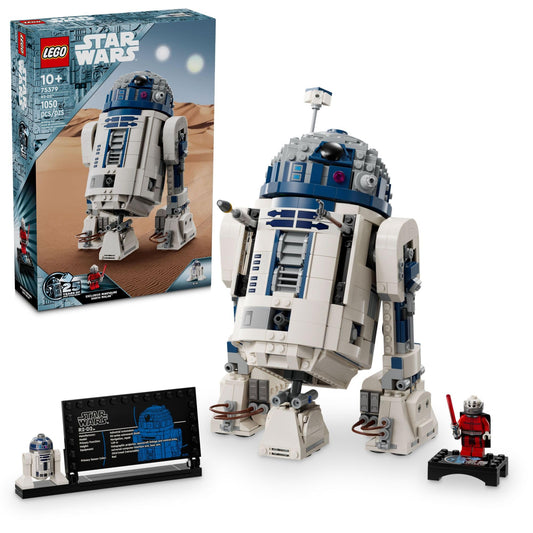 LEGO Star Wars R2-D2 Building Toy Set - Play or Display Star Wars Toy for Boys & Girls, Ages 10+ - Gift Ideas for Kids & Fans - Includes 25th Anniversary Darth Malak Minifigure - 75379 - Available at All In One Marketplace Canada
