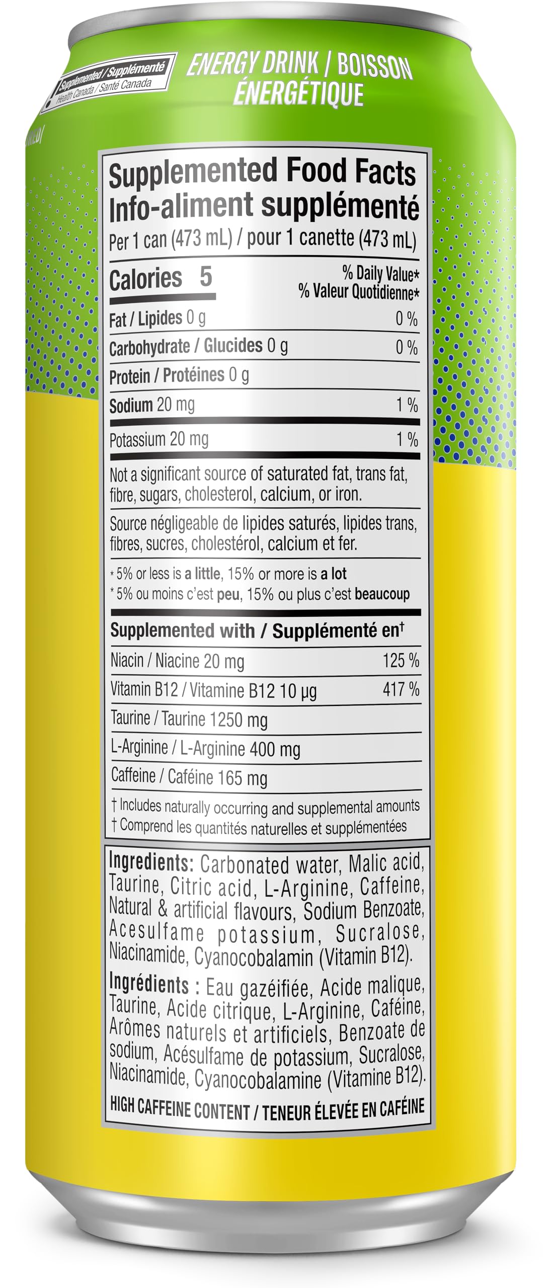 Cellucor C4 Performance Energy Drink, Jolly Rancher Green Apple, Carbonated Sugar Free Drink with no Artificial Colours or Dyes, 473mL, 12 count