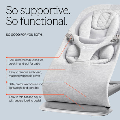 Ergobaby Evolve 3-in-1 Bouncer Seat for Babies and Toddlers 5.5-25 lbs 🍁 All In One Marketplace Canada