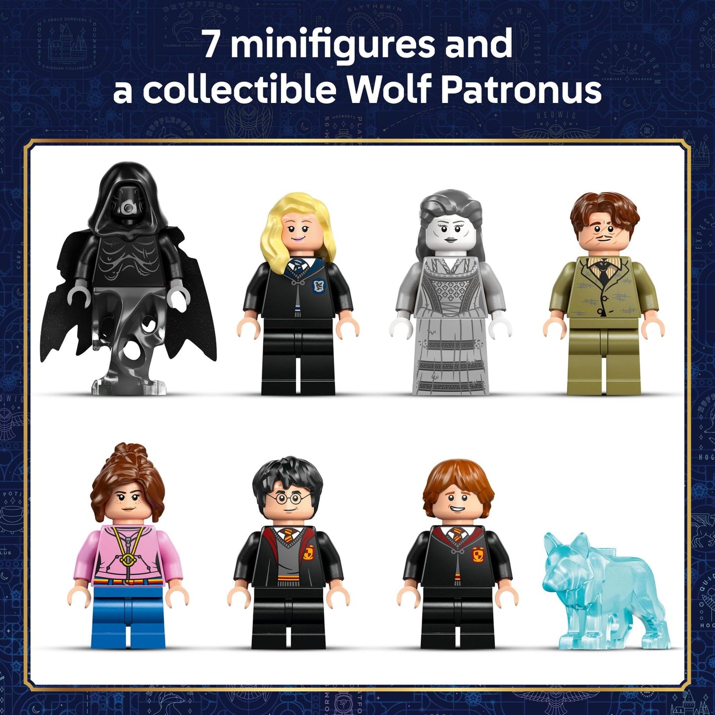 LEGO Harry Potter Hogwarts Castle: Hospital Wing Building Toy for Girls & Boys - Pretend Play Set for Kids, Ages 9+ - W/7 Minifigures & Wolf Patronus Toy Figure - Gift Idea for Birthdays - 76463 LEGO
