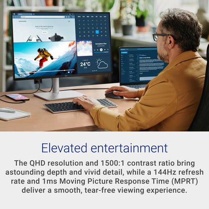 Dell 27 Plus QHD USB-C Monitor S2725DC, QHD IPS Panel, 144Hz, 1ms, FreeSync 🍁 All In One Marketplace Canada