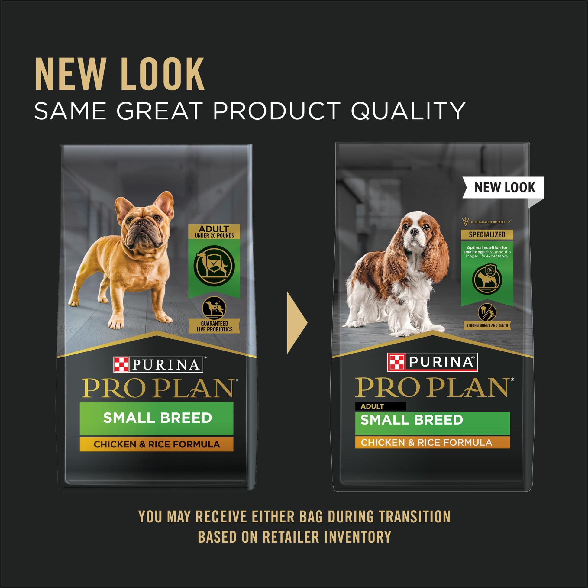 Purina Pro Plan Dry Dog Food, Specialized Small Breed Chicken & Rice - 8.16 kg Bag (1 Pack) Pro Plan