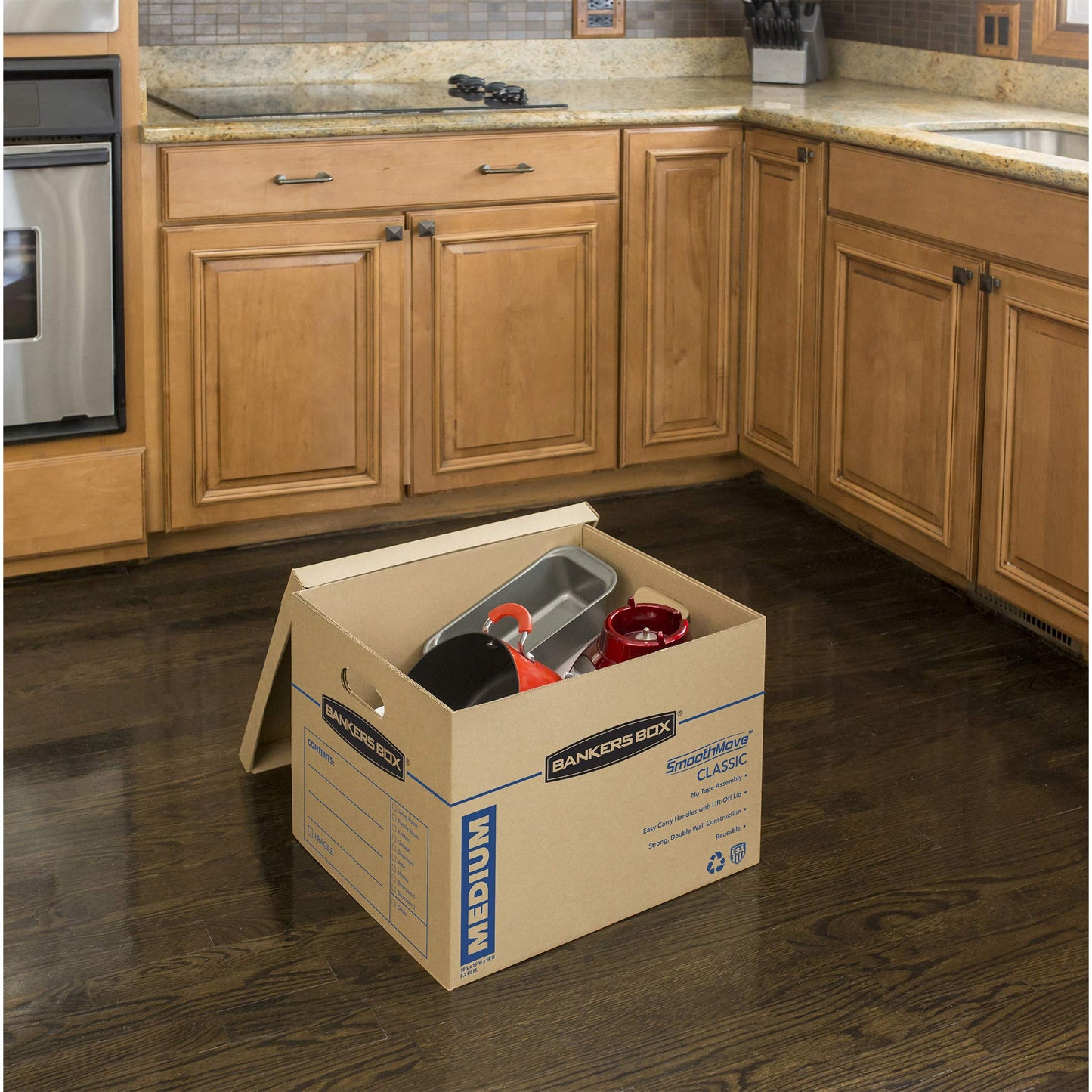 Bankers Box SmoothMove Classic Moving Boxes, No Tape Required, Medium, 20 Pack (8817202) 🍁 All In One Marketplace Canada