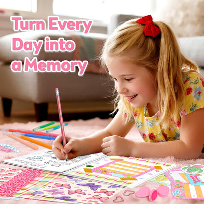 Axirata 2-Pack DIY Journal Kit for Girls, Journal Set for Tween & Teen Girls 6-8-14 Year Old, Art & Crafts Stationery Kit, Scrapbook & Diary Supplies Toy Set Birthday Christmas Ideal Gift for Girls 🍁 All In One Marketplace Canada