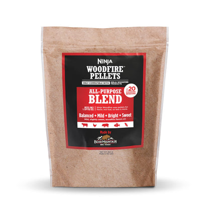 Ninja Woodfire Pellets, All Purpose, 2-lb/0.9kg Bag, Real Wood Ninja