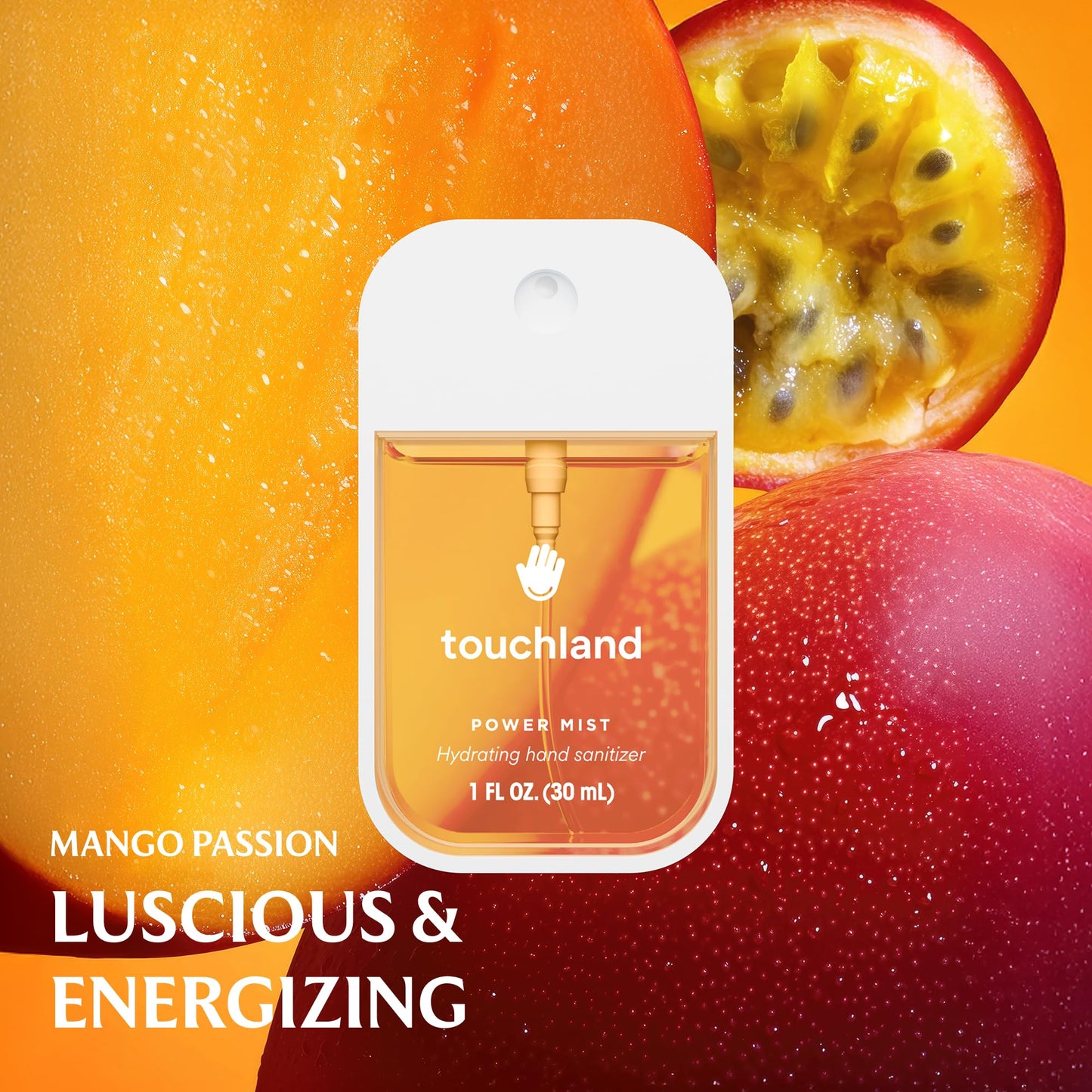 Touchland Hand Sanitizer Spray, Tropical Trio - 3 x 1 FL OZ