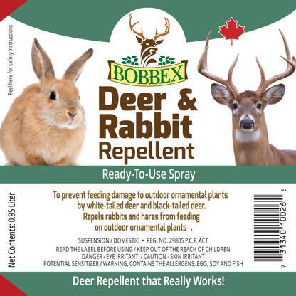 Bobbex Deer & Rabbit Ready to Use 0.95 Liter - Available at All In One Marketplace Canada