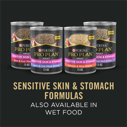 Purina Pro Plan Sensitive Skin & Stomach Dry Dog Food, Salmon & Rice - 1.81 kg Bag