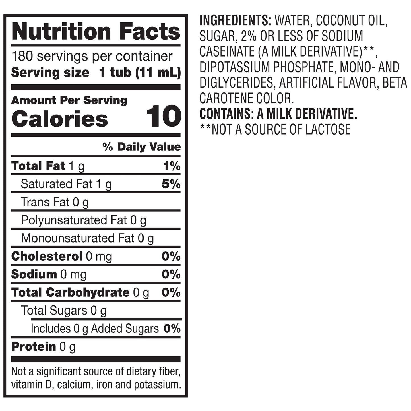 Coffee Mate Original Non-Dairy Creamer - 180 Single Serve Packets (67.5 oz)