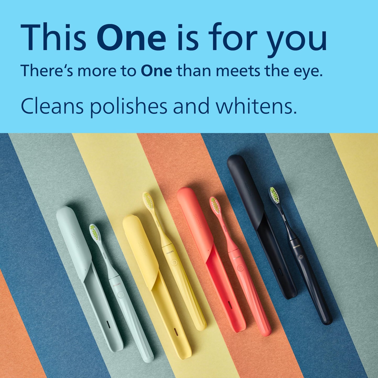 PHILIPS One By Sonicare Battery Toothbrush, Mint, Hy1100/03, 1 Count 🍁 All In One Marketplace Canada