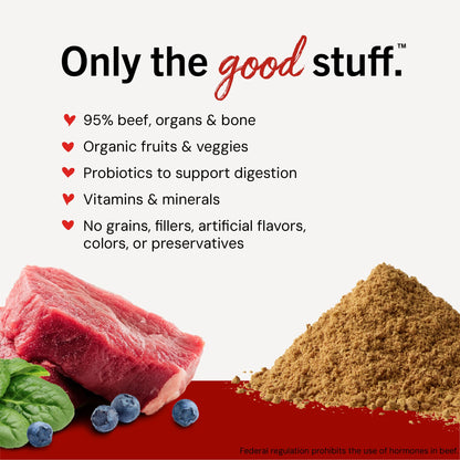 Stella & Chewy's Freeze-Dried Raw Grass-Fed Beef Recipe Marie's Magical Dinner Dust for Dogs, 198g Bag 🍁 All In One Marketplace Canada