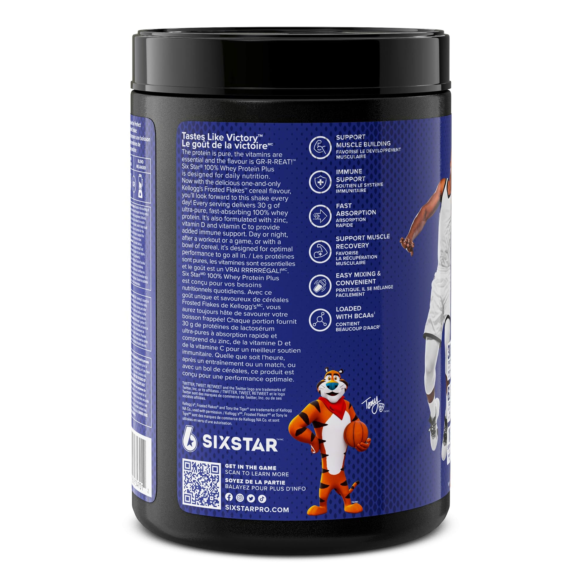 Six Star Whey Protein Powder Plus - Kellogg’s Frosted Flakes, 18 Servings Six Star