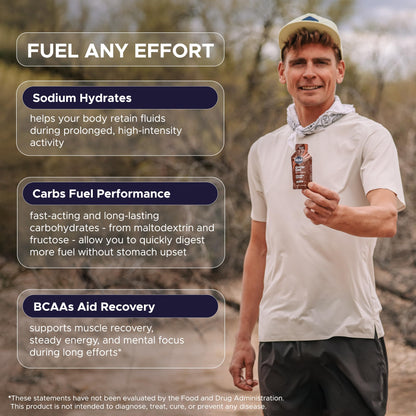 GU ENERGY Original Sports Nutrition Energy Gel, Vanilla Bean, 24-Count 🍁 All In One Marketplace Canada