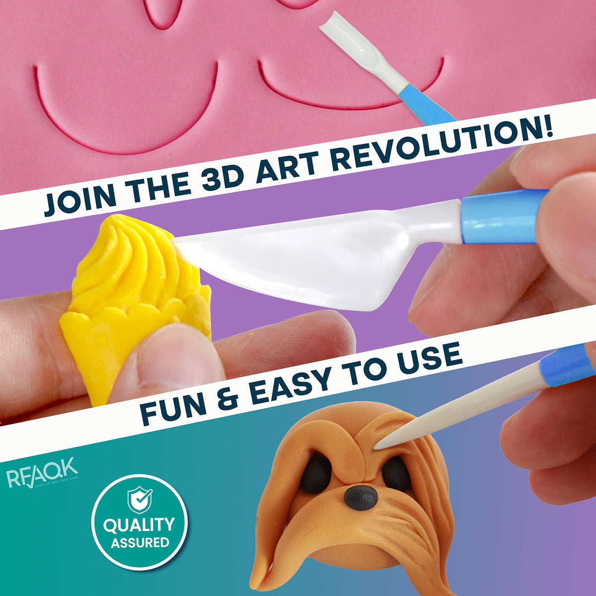 RFAQK 230PCs Cake Decorating Kit with Baking Supplies Cake Turntable, Piping Bags and Tips, Modeling Tools, Plunger Cutters, Cake Scrappers, Pastry Bags Cake Decorating Supplies 🍁 All In One Marketplace Canada