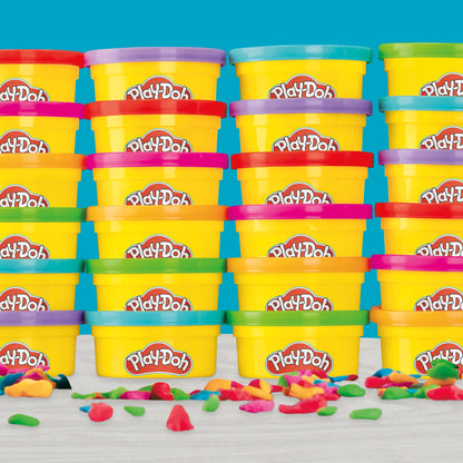 Play-Doh Party Favor Pack, Bulk 24 Pack of Modeling Compound with Cutters, Non-Candy Treat Bag Fillers, Giveaways & Prize Toys for Kids 3 Years & Up (Amazon Exclusive) Play-Doh